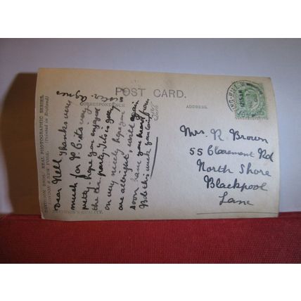 elite gardens FRANCO-BRITISH EXHIBITION, LONDON 1908 used antique postcard RP =
