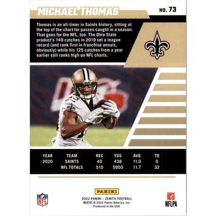 2022 Zenith Football Michael Thomas