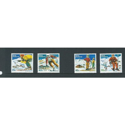 new zealand stamps 1984 mnh sg1336 sg 1336 ski slope scenary