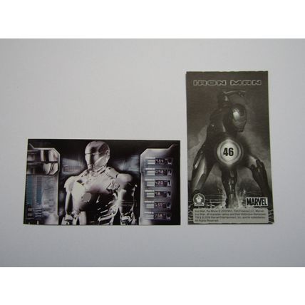 Marvel - Iron Man The Movie 2008 - Preziosi Sticker Drop-down Choice (e18)