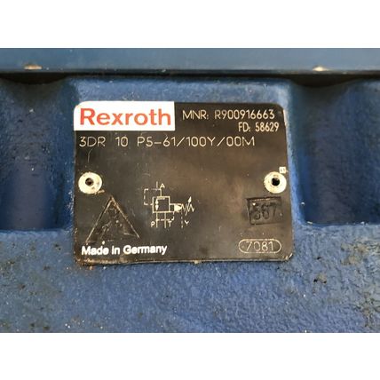 REXROTH R900917523,DRC-5-52/110Y SO173,R900916663 HYDRAULIC DIRECTIONAL VALVE,DK