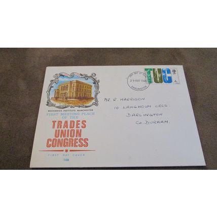 Philart 1968 GB FDC - TUC / Trades Union Congress