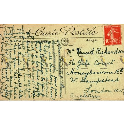 Paris, Le Pantheon, France, 872 LL, Postcard, c1920s
