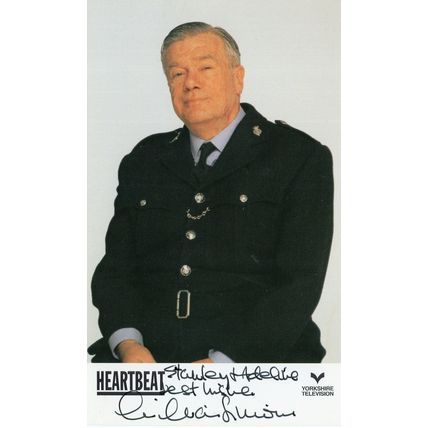 William Simons Alf Ventress Heartbeat Hand Signed Cast Card Photo
