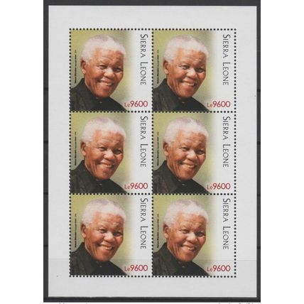 Sierra Leone 2018 Mi. ? Emission Commune PAN Nelson Mandela 100 Ans