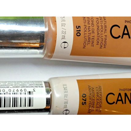 Revlon Photoready CANDID Foundation Natural Finish 510 Cappuccino & 075 Hazelnut
