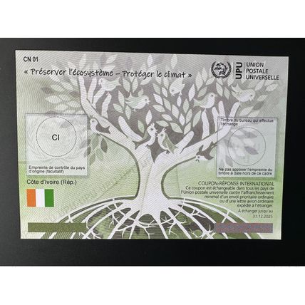 Côte d'Ivoire UPU Préserver écosystème protéger climat Abidjan COUPON IRC CRI