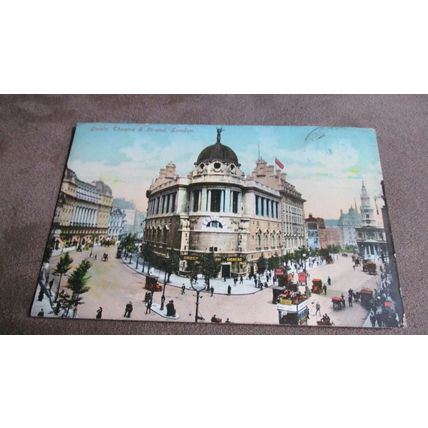 Early Postcard - Gaiety Theatre & The Strand - London