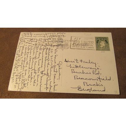 Valentines Art Colour Postcard - Irish Mountain Lake A1166 - Artist Burrows