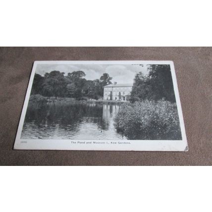 Early GAle & Golden Postcard - Pond & Museum Lew Gardens, Richmond - London