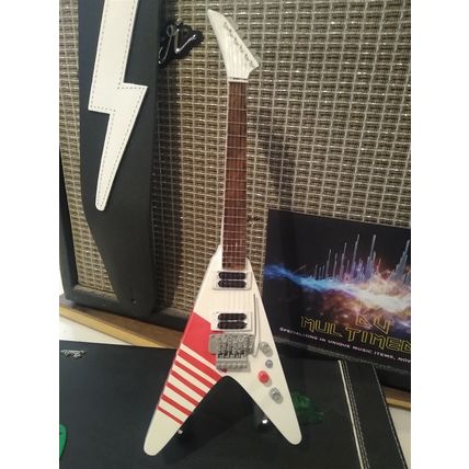 BUCKETHEAD - Jackson Flying V White 1:4 Scale Replica Guitar ~New~