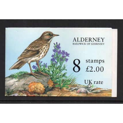 Alderney - 1997 - £2 Stamp Booklet, 8 x 25p Stamps, Unused