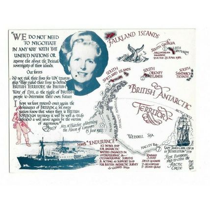 Falkland Islands FAGA British Antarctic Territory Postcard
