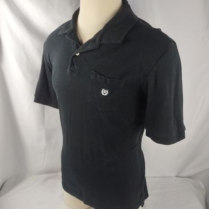 Chaps Men's Black Short Sleeve Polo Shirt Size Large