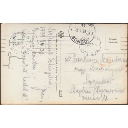 Cetinje et Lovćen, 1939 - Griesbach i Knaus Foto Razglednica