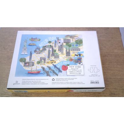 NEW YORK Jigsaw Puzzle (1000 Piece) NEW & SEALED