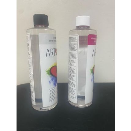 Artresin Epoxy Resin – High-Gloss Clear Coat for Artwork - 32 Oz (16 Oz Resin +