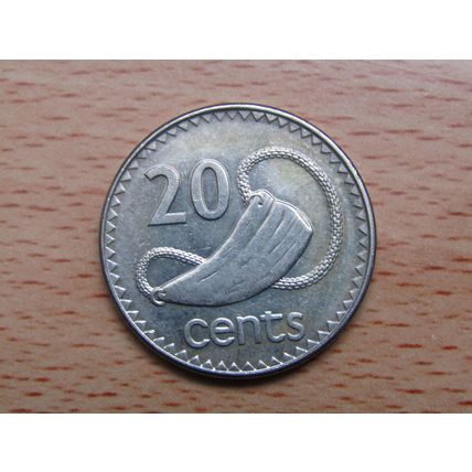Fiji 1998 20 Cents Coin