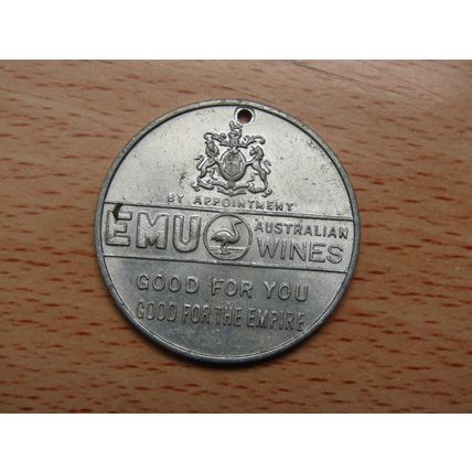 King George V & Queen Mary 1910-1935 Silver Jubilee EMU Aus Wines Medal (e756)