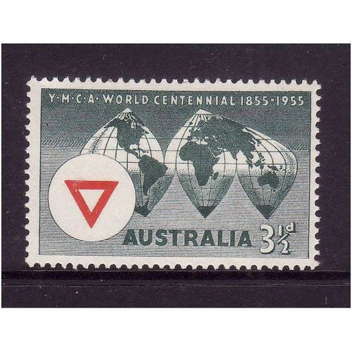 AUSTRALIA 1955 3 1/2d YMCA SG 286 M MINT