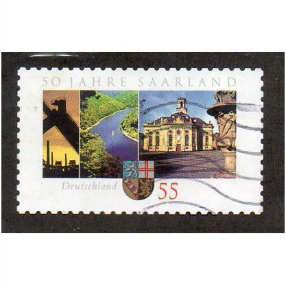 GER 2007 €0.55 (S/A) 'SAARLAND' FINE USED (EBID30-511)
