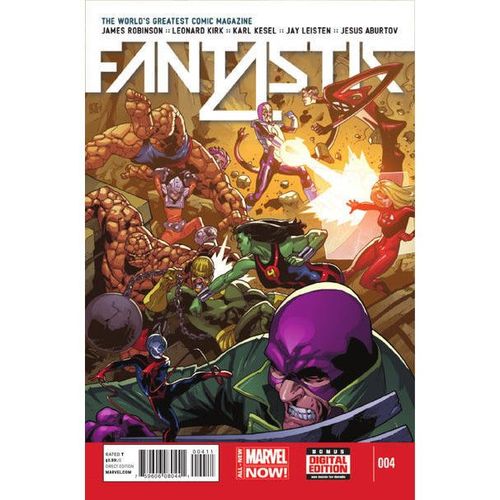 Fantastic Four (2014) #4 1st Print Marvel Robinson Kirk The Wrecking Crew