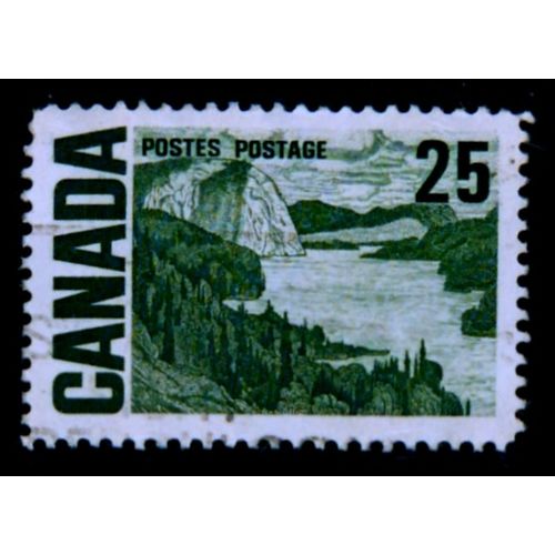 CANADA 1967 SG 588 25c MYRTLE GREEN THE SOLEMN LAND FINE USED #2