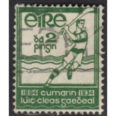 Ireland 1934 2p Hurling, SG 98 (Scott #90), used