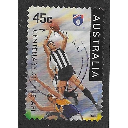 AUS 1996 45c(S/A) 'CENTENARY OF THE AFL' FINE USED (EBID63-080)