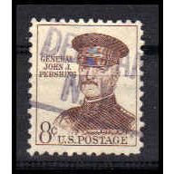 Used 1042A 8c General Pershing Delevan, NY. E0897