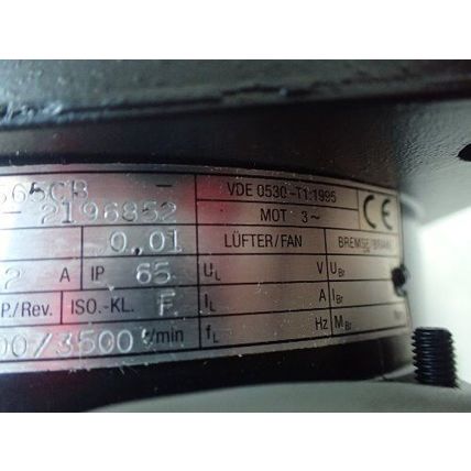 AMK DVSA11-7-6-4-D00 SERVO MOTOR, .93kW,1500/3500rpm,250A,P 0.93,92107595,TD