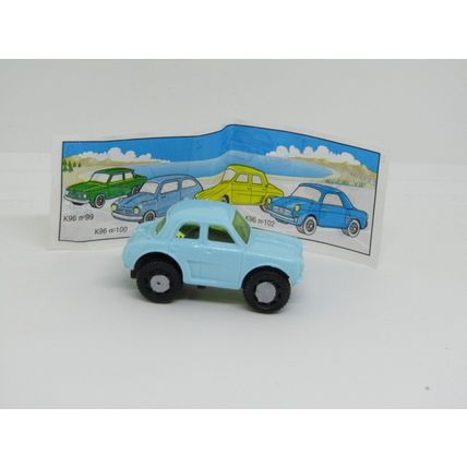 Kinder Surprise Toy 1996 K96 N102 Blue Car - With Insert