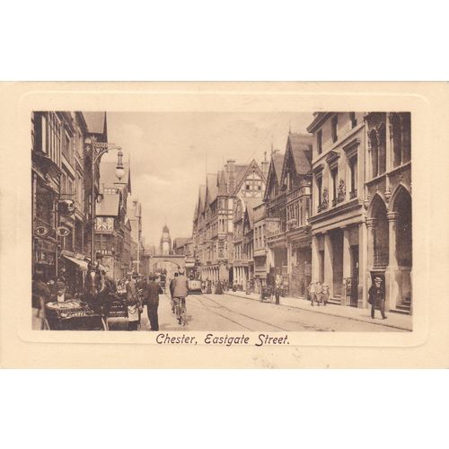 Chester Eastgate Street Cheshire Postcard (CH75761)