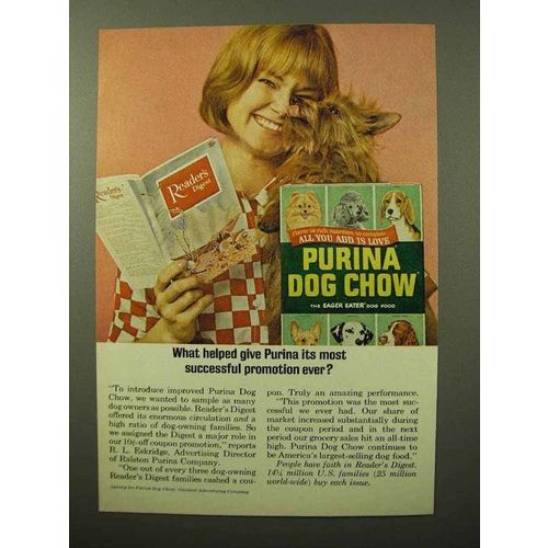 1964 Purina Dog Chow Ad - Most Successful Promotion