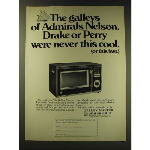1971 Litton Industries Galley Master Electronic Oven Ad