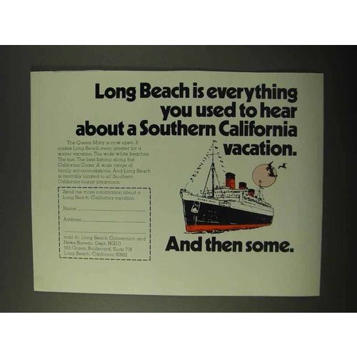 1971 Long Beach California Ad - Everything You Hear