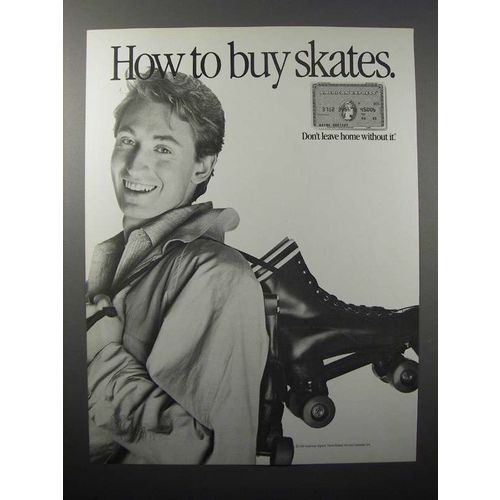 1985 American Express Credit Card Ad - Wayne Gretzky