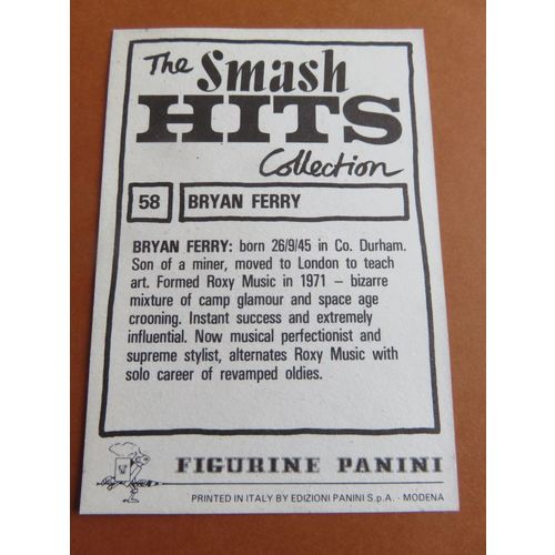 Smash Hits 1984 Panini Sticker No 58 Bryan Ferry
