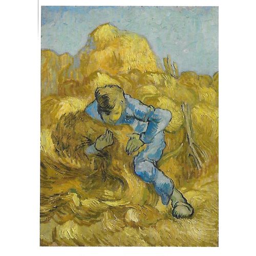 The Sheafbinder (after Millet), St.-Rémy-de-Provence (Sept. 1889) (V. van Gogh).