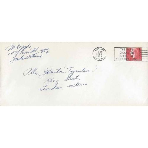 Canada #EN79c Postal Sta USED CAMEO 1968 Slogan