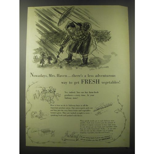 1941 Safeway Produce Ad - Nowaday, Mrs. Haven