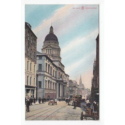 University & South Bridge Edinburgh Postcard Reliable Series