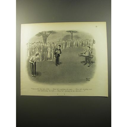 1950 Cartoon by Robert Day - This is the big one, folks