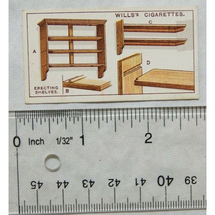 1927 Wills Household Hints 41 Erecting Shelves
