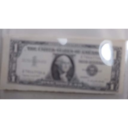 set of mini dollars 2 inch x 3/4 inch doll house money