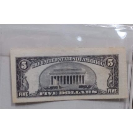 set of mini dollars 2 inch x 3/4 inch doll house money
