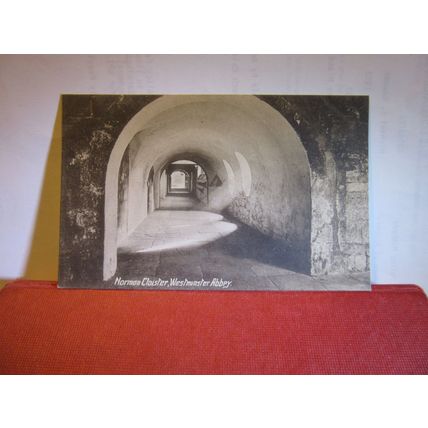 NORMAN CLOISTERS, WESTMINSTER ABBEY, LONDON unused postcard #