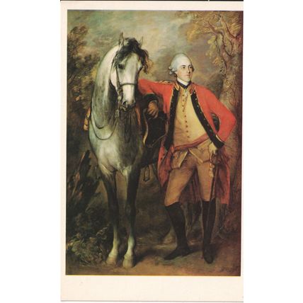 USA Art Postcard - Edward - 2d Viscount Ligonier by Thomas Gainsborough