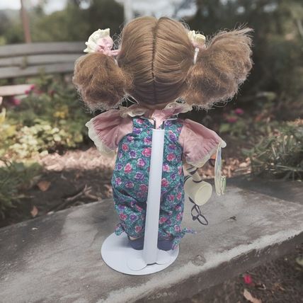 Precious Moments Garden of Friends Doll - Pansy - July - # 1431-2nd Edition