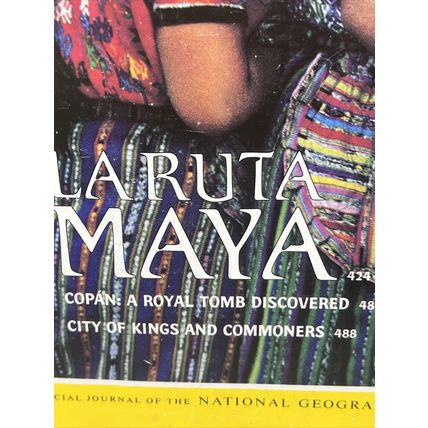 National Geographic Magazine October 1989 Laruta Maya Vintage Collectable p2